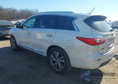 2013 Infiniti Jx35 z USA, uszkodzony, nr VIN 5N1AL0MM4DC341734